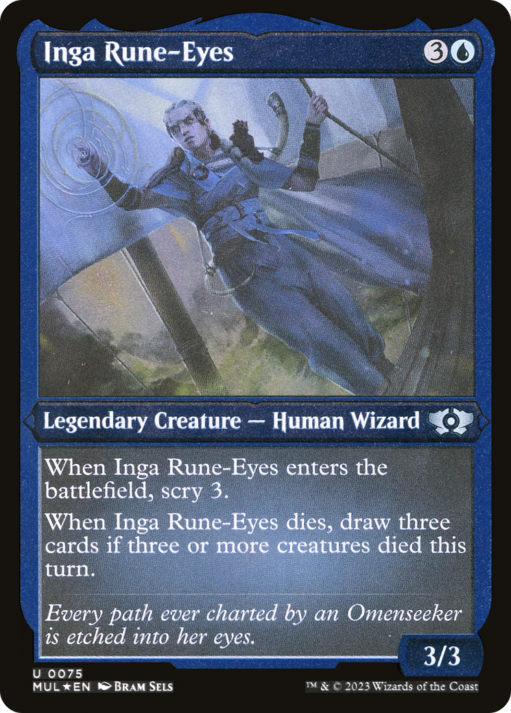 Inga Rune-Eyes (Foil Etched) [Multiverse Legends] | Galaxy Games LLC