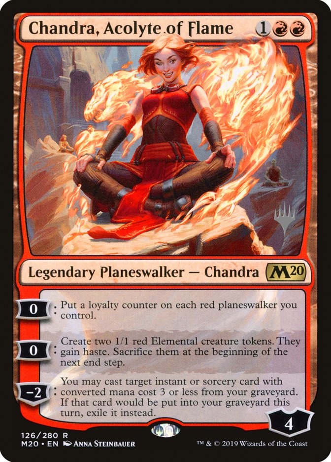 Chandra, Acolyte of Flame (Promo Pack) [Core Set 2020 Promos] | Galaxy Games LLC