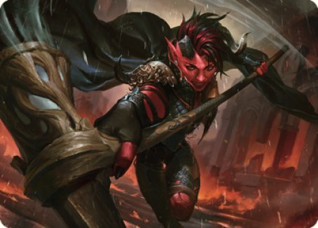 Karlach, Fury of Avernus Art Card (34) [Commander Legends: Battle for Baldur's Gate Art Series] | Galaxy Games LLC