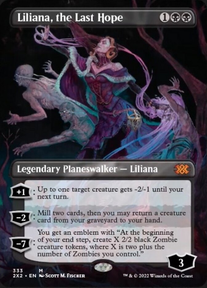 Liliana, the Last Hope (Borderless) [Double Masters 2022] | Galaxy Games LLC