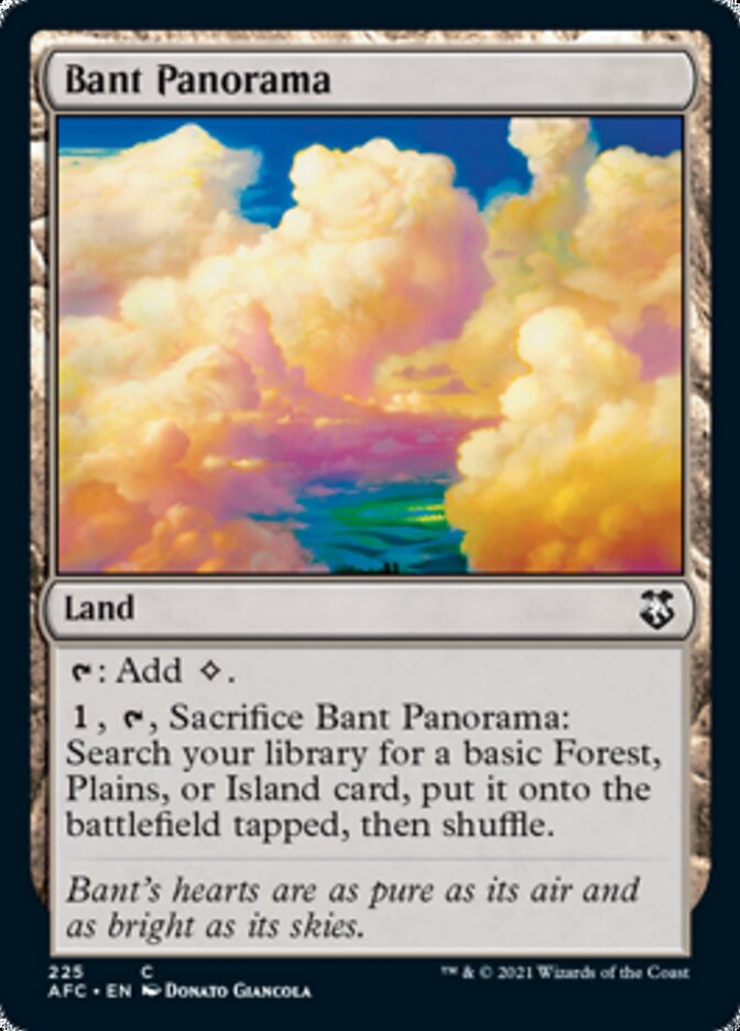 Bant Panorama [Dungeons & Dragons: Adventures in the Forgotten Realms Commander] | Galaxy Games LLC