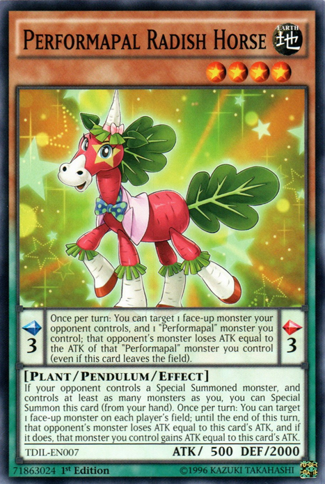 Performapal Radish Horse [TDIL-EN007] Common | Galaxy Games LLC