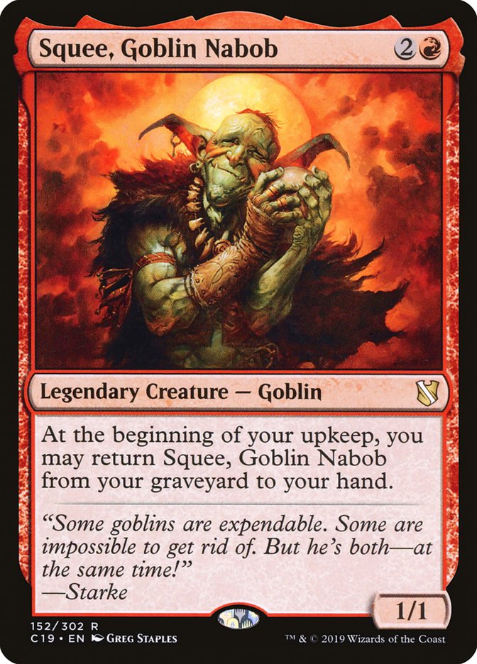 Squee, Goblin Nabob [Commander 2019] | Galaxy Games LLC
