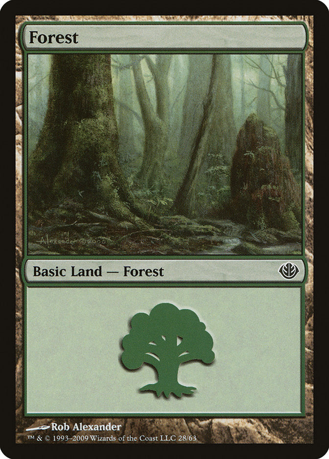 Forest (28) [Duel Decks: Garruk vs. Liliana] | Galaxy Games LLC