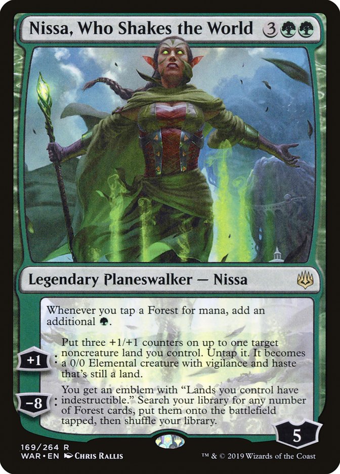 Nissa, Who Shakes the World [War of the Spark] | Galaxy Games LLC