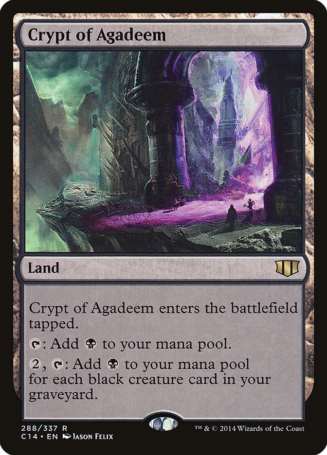 Crypt of Agadeem [Commander 2014] | Galaxy Games LLC