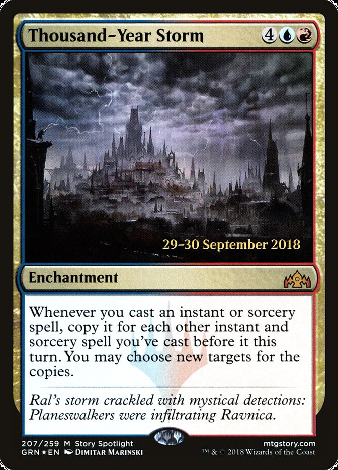 Thousand-Year Storm [Guilds of Ravnica Prerelease Promos] | Galaxy Games LLC