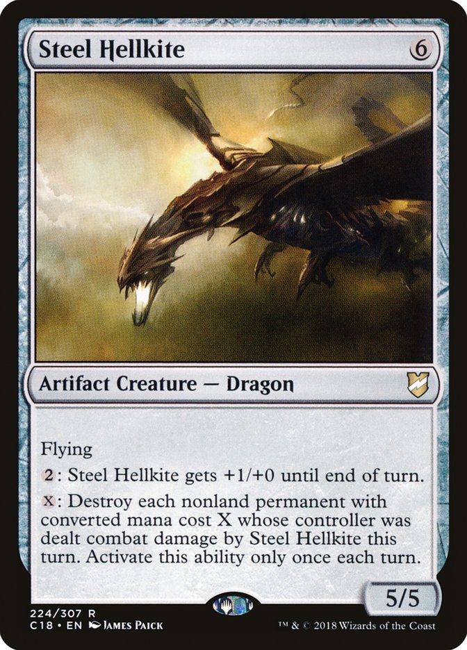 Steel Hellkite [Commander 2018] | Galaxy Games LLC