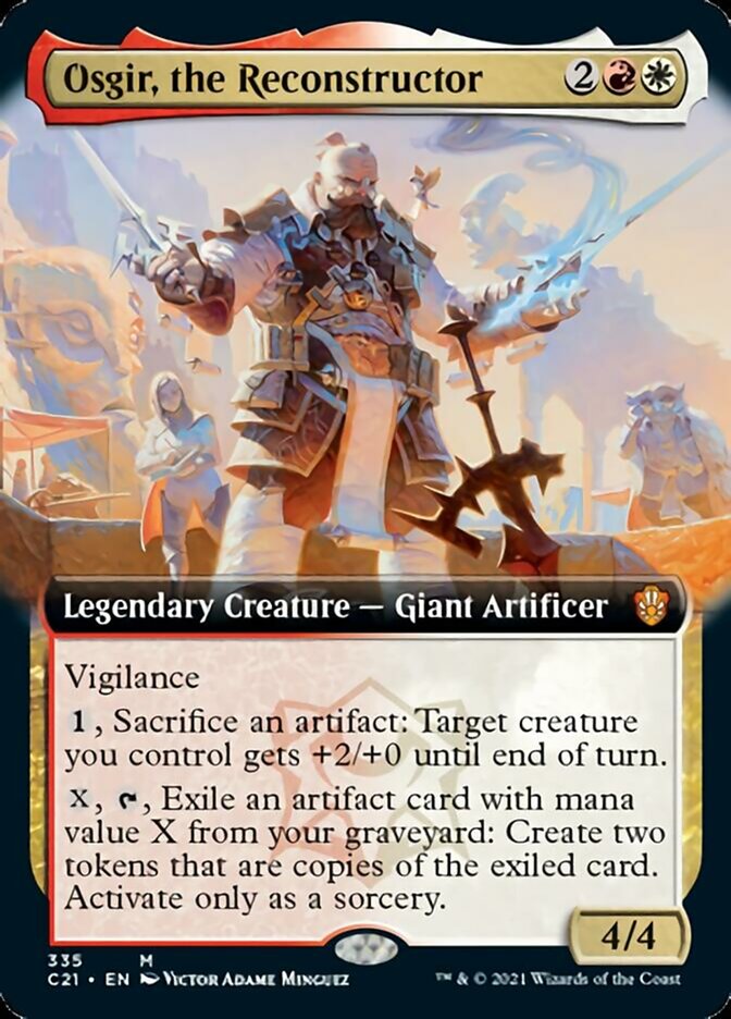 Osgir, the Reconstructor (Extended Art) [Commander 2021] | Galaxy Games LLC