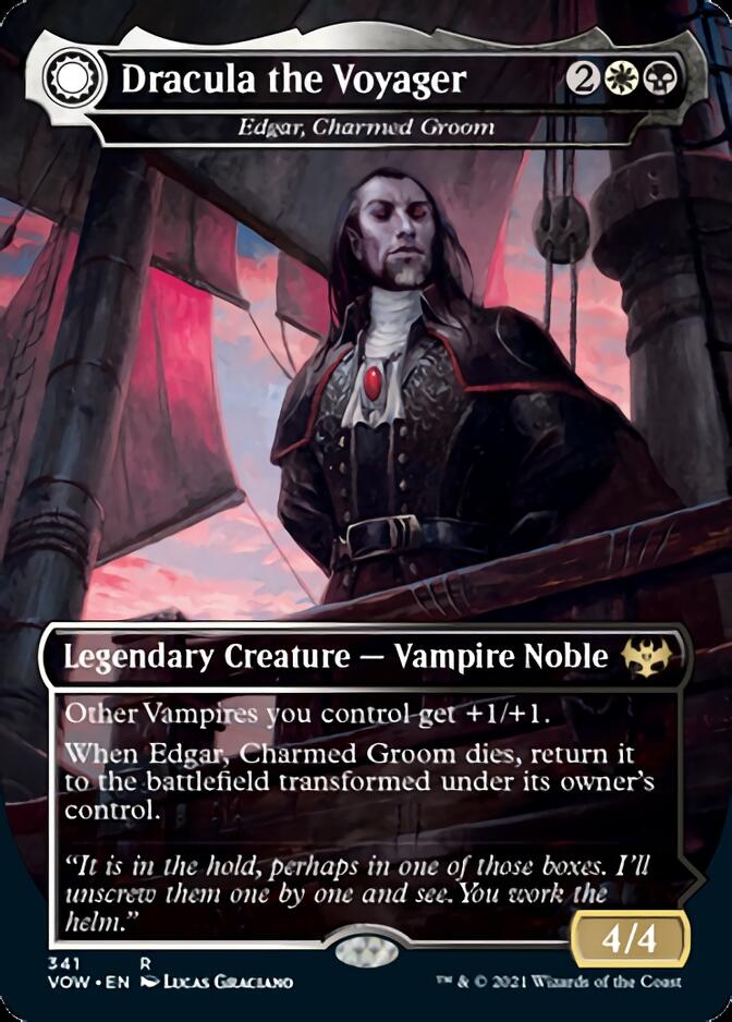 Edgar, Charmed Groom // Edgar Markov's Coffin - Dracula the Voyager // Casket of Native Earth [Innistrad: Crimson Vow] | Galaxy Games LLC