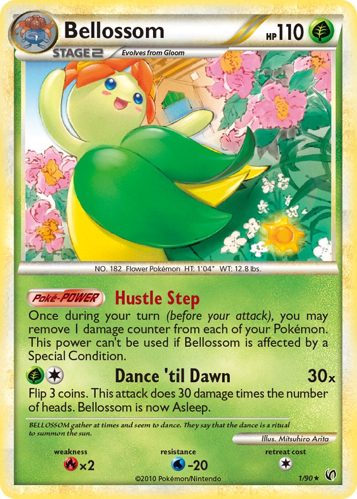 Bellossom (1/90) (Theme Deck Exclusive) [HeartGold & SoulSilver: Undaunted] | Galaxy Games LLC