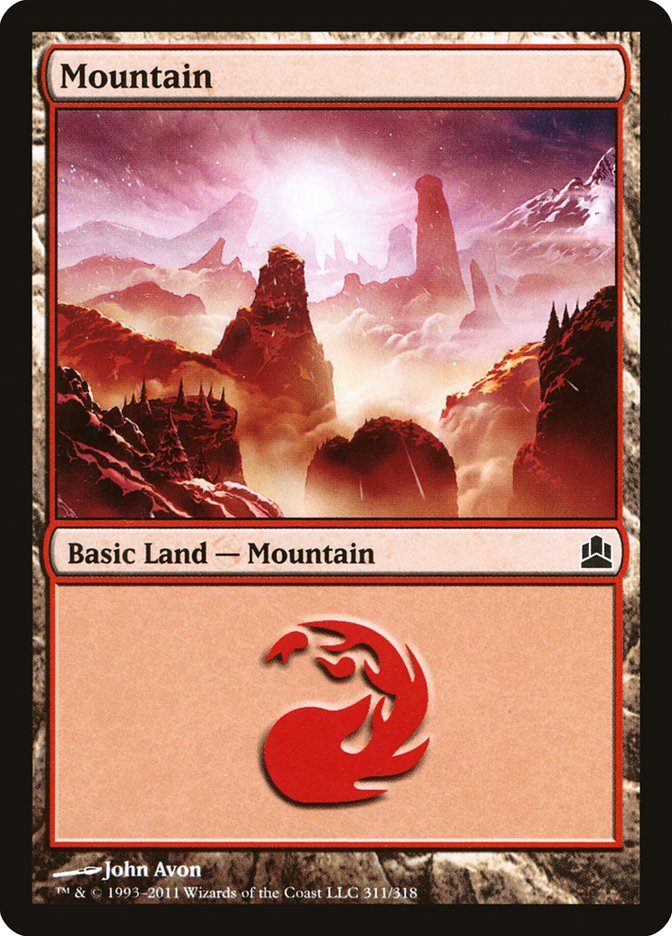 Mountain (311) [Commander 2011] | Galaxy Games LLC