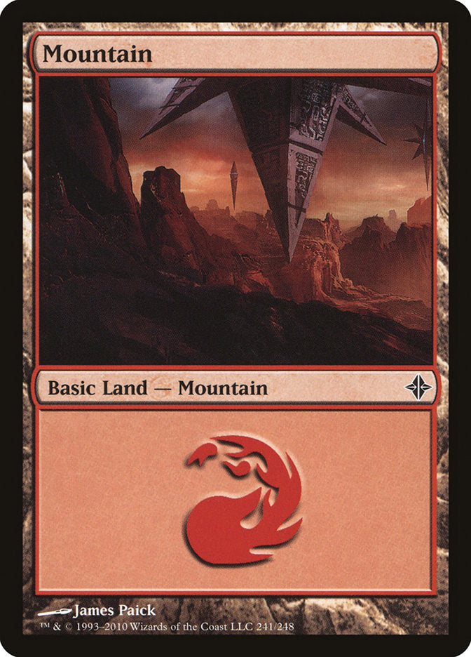 Mountain (241) [Rise of the Eldrazi] | Galaxy Games LLC
