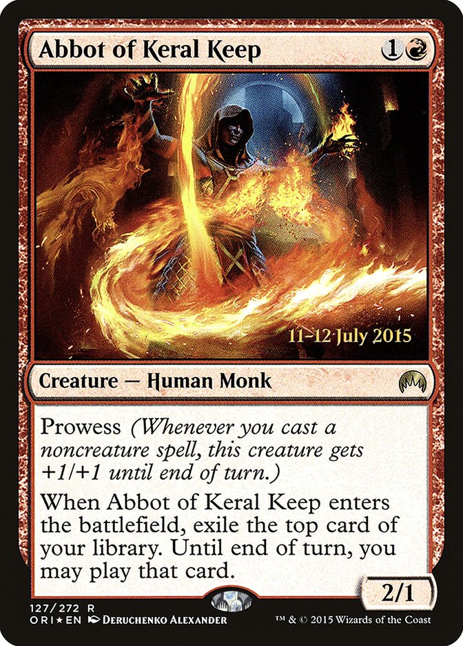Abbot of Keral Keep [Magic Origins Prerelease Promos] | Galaxy Games LLC