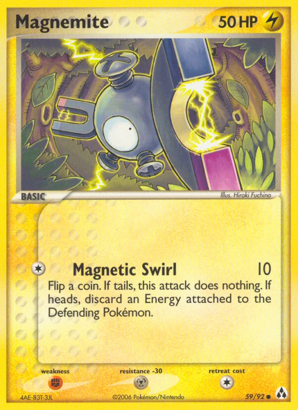 Magnemite (59/92) [EX: Legend Maker] | Galaxy Games LLC