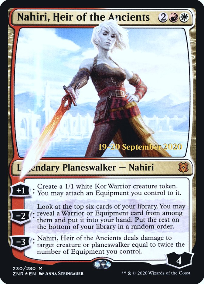 Nahiri, Heir of the Ancients [Zendikar Rising Prerelease Promos] | Galaxy Games LLC