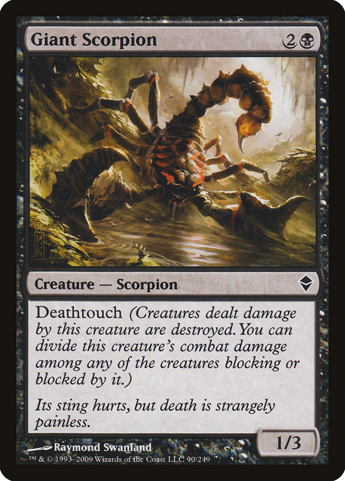 Giant Scorpion [Zendikar] | Galaxy Games LLC