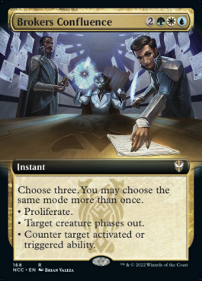 Brokers Confluence (Extended Art) [Streets of New Capenna Commander] | Galaxy Games LLC