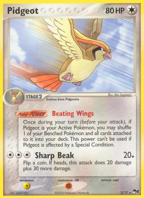 Pidgeot (2/17) [POP Series 2] | Galaxy Games LLC