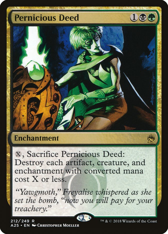 Pernicious Deed [Masters 25] | Galaxy Games LLC