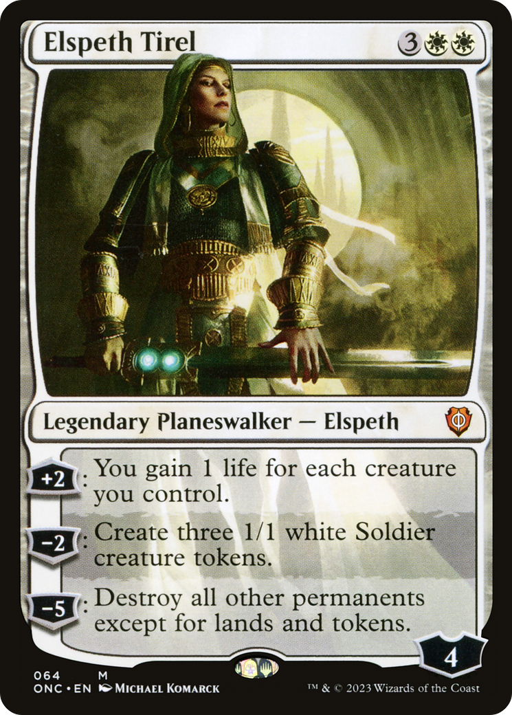 Elspeth Tirel [Phyrexia: All Will Be One Commander] | Galaxy Games LLC