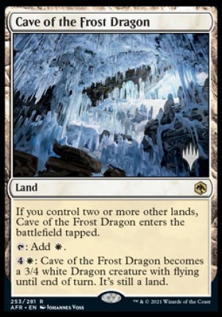 Cave of the Frost Dragon (Promo Pack) [Dungeons & Dragons: Adventures in the Forgotten Realms Promos] | Galaxy Games LLC