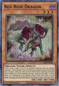 Red Rose Dragon (Green) [LDS2-EN108] Ultra Rare | Galaxy Games LLC