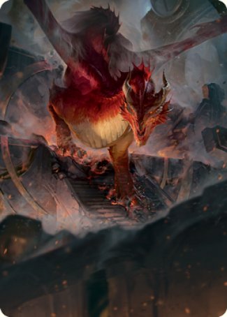 Red Dragon Art Card [Dungeons & Dragons: Adventures in the Forgotten Realms Art Series] | Galaxy Games LLC