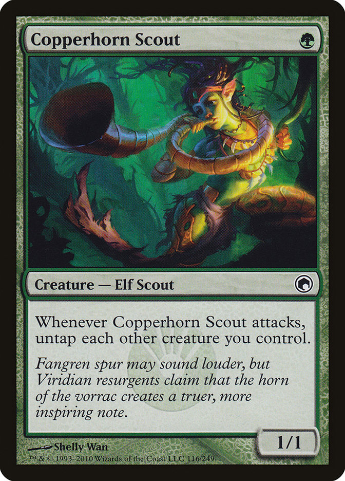 Copperhorn Scout [Scars of Mirrodin] | Galaxy Games LLC