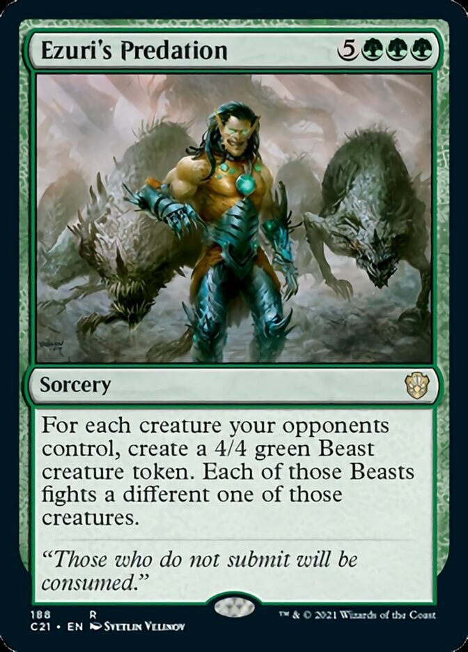 Ezuri's Predation [Commander 2021] | Galaxy Games LLC
