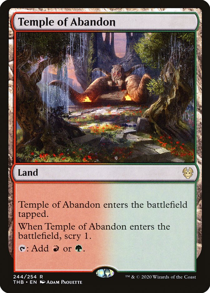 Temple of Abandon [Theros Beyond Death] | Galaxy Games LLC