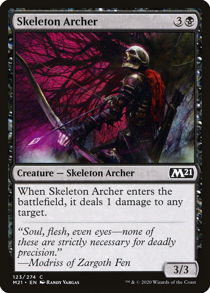 Skeleton Archer [Core Set 2021] | Galaxy Games LLC