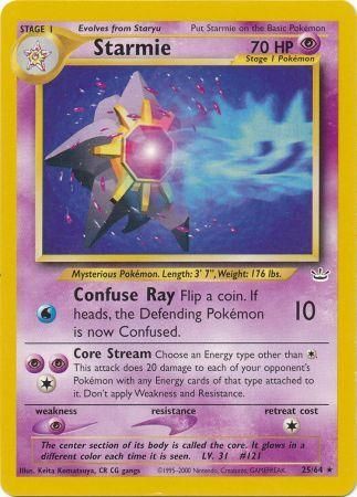 Starmie (25/64) [Neo Revelation Unlimited] | Galaxy Games LLC