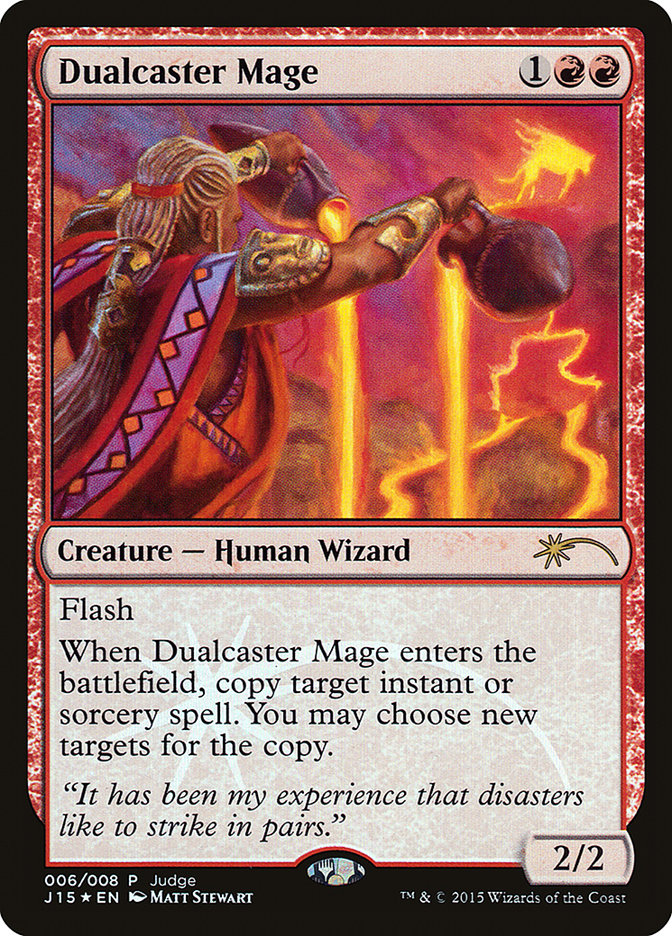 Dualcaster Mage [Judge Gift Cards 2015] | Galaxy Games LLC