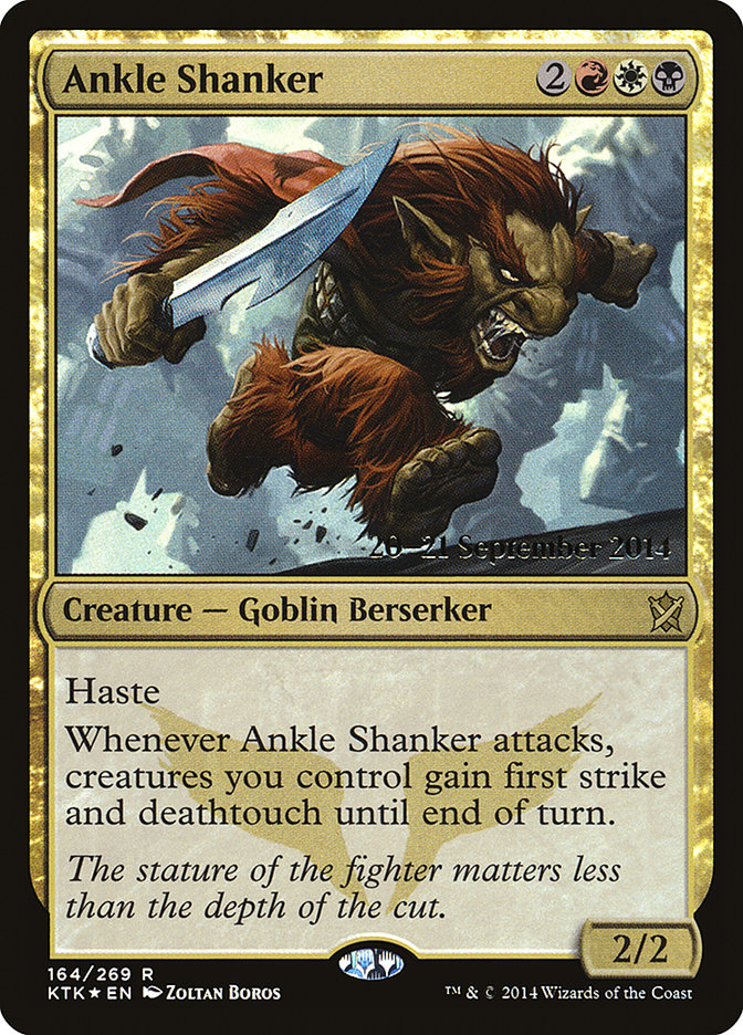 Ankle Shanker [Khans of Tarkir Prerelease Promos] | Galaxy Games LLC