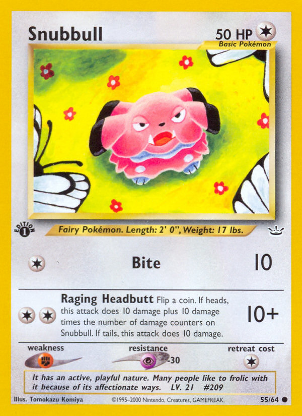 Snubbull (55/64) [Neo Revelation 1st Edition] | Galaxy Games LLC