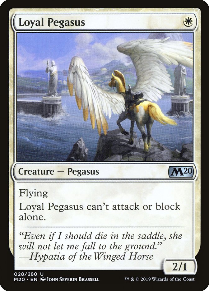 Loyal Pegasus [Core Set 2020] | Galaxy Games LLC