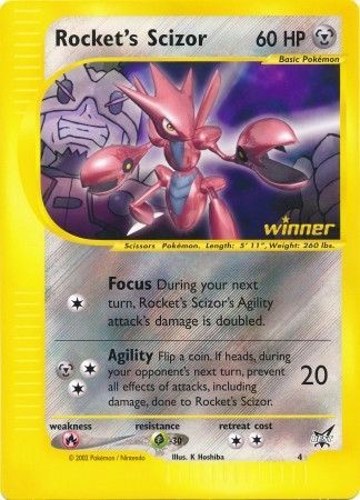 Rocket's Scizor (4) (Jumbo Card) [Best of Promos] | Galaxy Games LLC