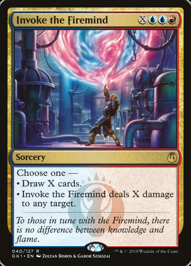 Invoke the Firemind [Guilds of Ravnica Guild Kit] | Galaxy Games LLC