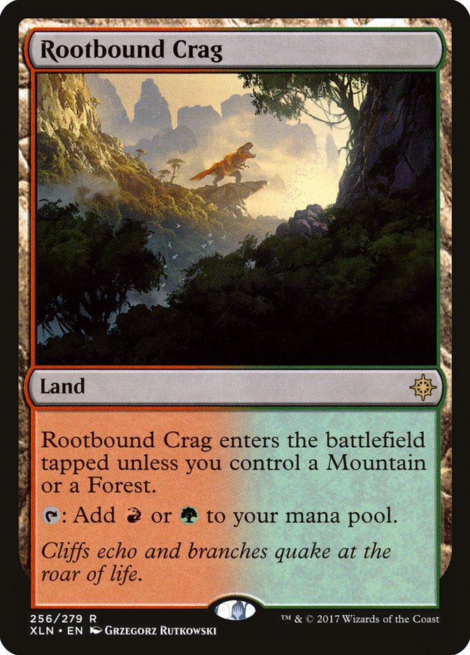 Rootbound Crag [Ixalan] | Galaxy Games LLC