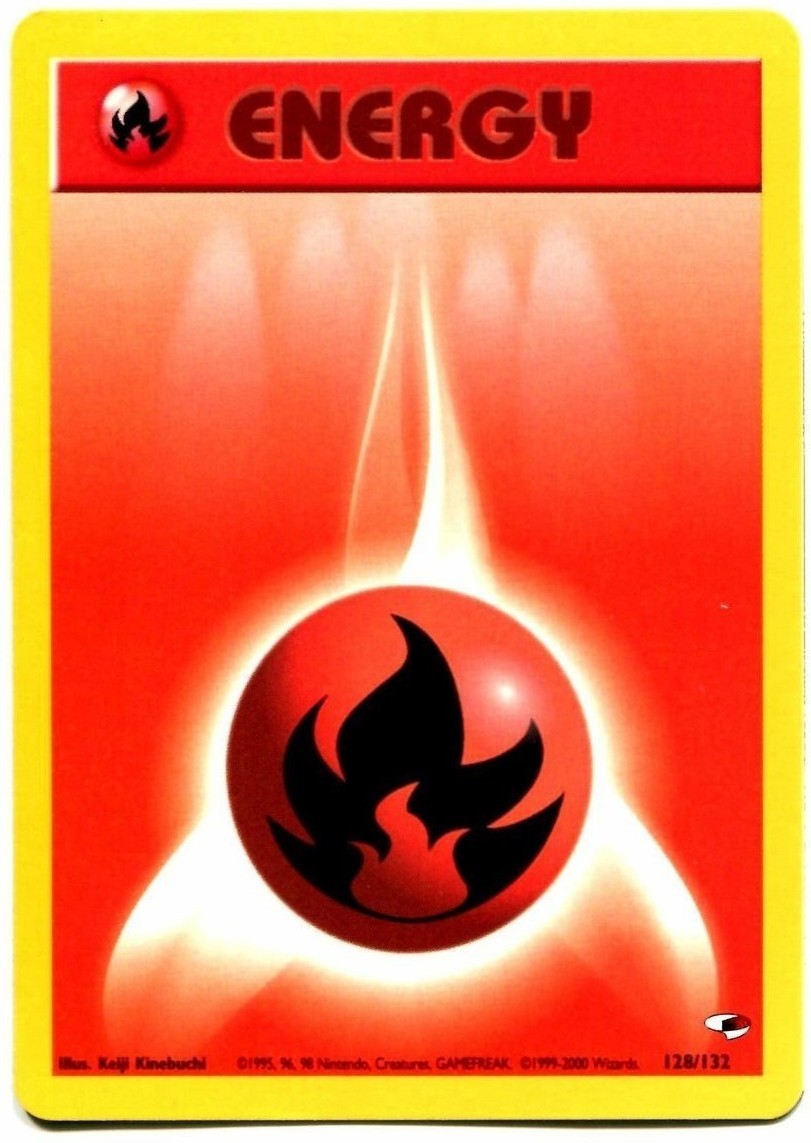 Fire Energy (128/132) [Gym Heroes Unlimited] | Galaxy Games LLC