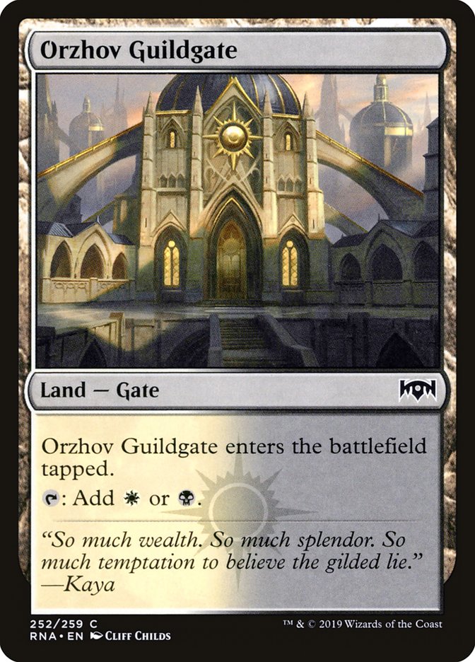 Orzhov Guildgate (252/259) [Ravnica Allegiance] | Galaxy Games LLC