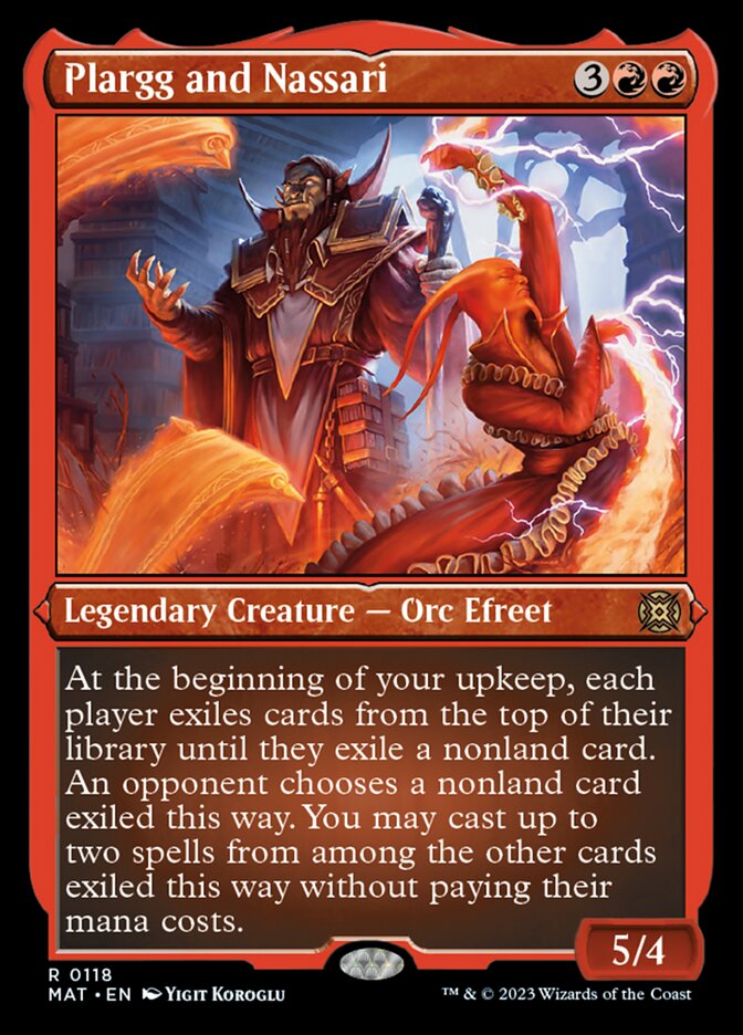 Plargg and Nassari (Foil Etched) [March of the Machine: The Aftermath] | Galaxy Games LLC