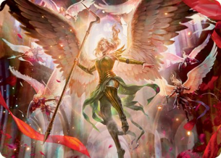 Sigarda's Summons Art Card [Innistrad: Crimson Vow Art Series] | Galaxy Games LLC