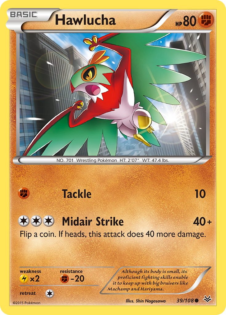 Hawlucha (39/108) [XY: Roaring Skies] | Galaxy Games LLC