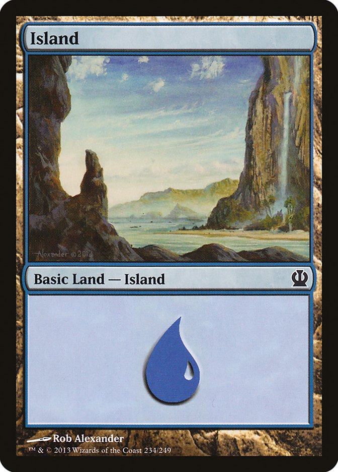 Island (234) [Theros] | Galaxy Games LLC