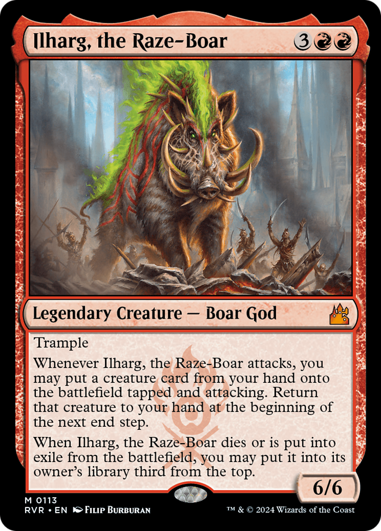 Ilharg, the Raze-Boar [Ravnica Remastered] | Galaxy Games LLC