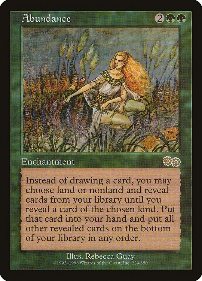 Abundance [Urza's Saga] | Galaxy Games LLC