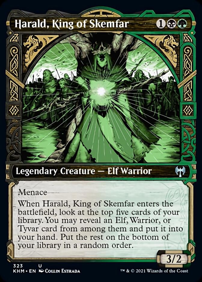 Harald, King of Skemfar (Showcase) [Kaldheim] | Galaxy Games LLC