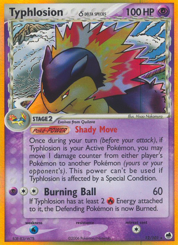 Typhlosion (12/101) (Delta Species) [EX: Dragon Frontiers] | Galaxy Games LLC